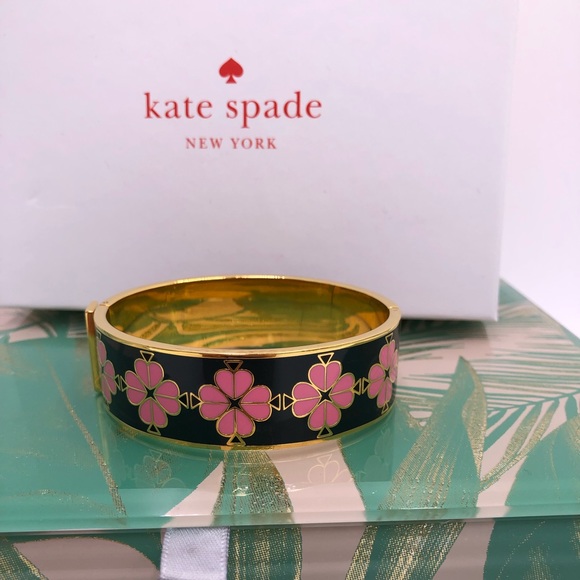 Kate spade floral enamel bangle bracelet - Picture 4 of 8